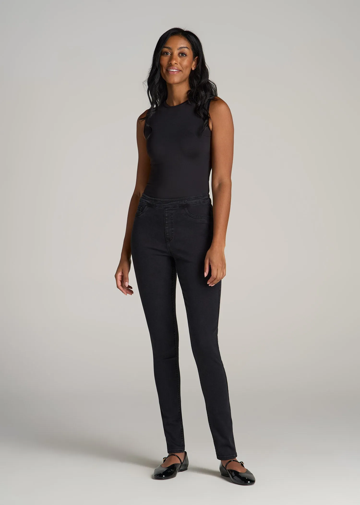 Jeggings for Tall Women in Washed Black sold by American Tall product image thumbnail 4