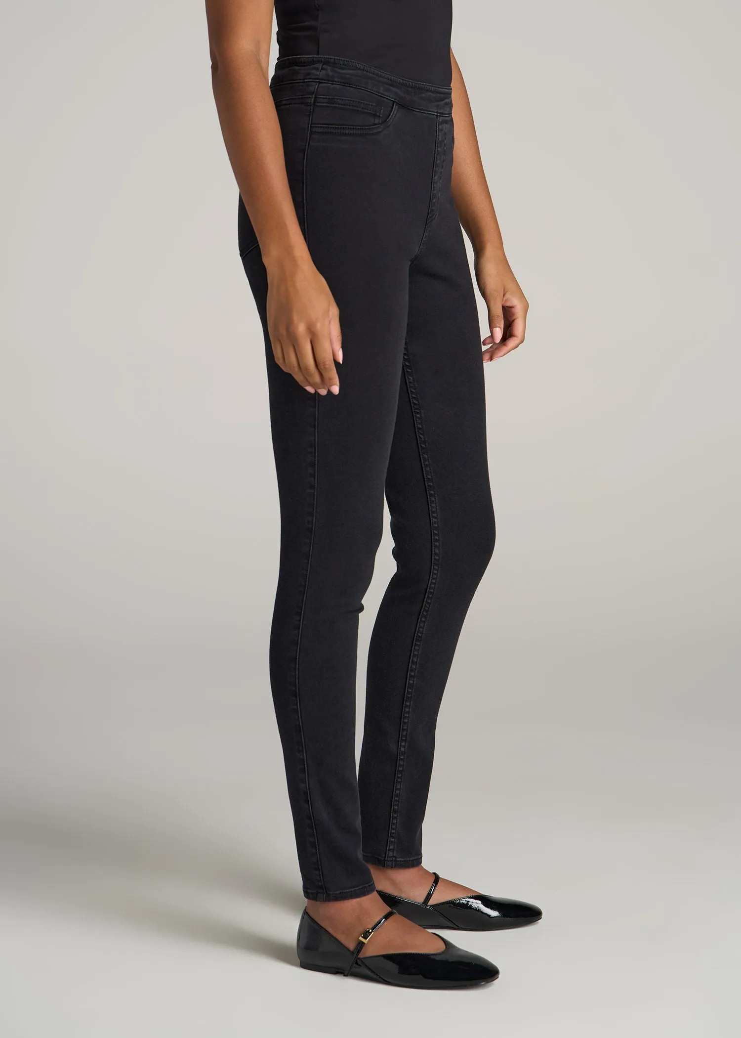 Jeggings for Tall Women in Washed Black sold by American Tall product image thumbnail 3
