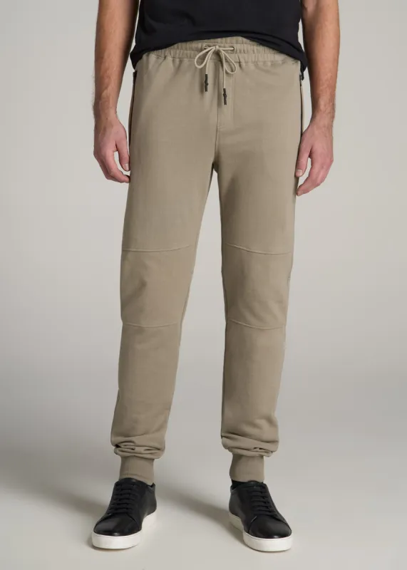 Wearever French Terry Men's Tall Joggers in Khaki sold by American Tall