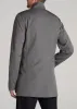 Zip Trench Coat for Tall Men in Slate Grey sold by American Tall