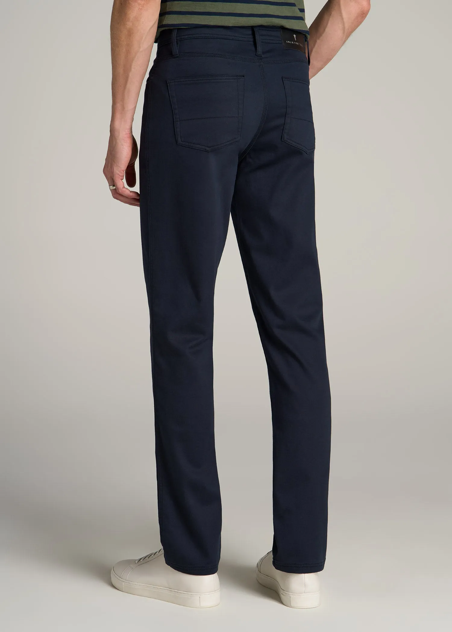 Everyday Comfort 5-Pocket TAPERED-FIT Pant for Tall Men in True Navy sold by American Tall product image thumbnail 4