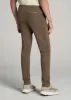 Microsanded French Terry Sweatpants for Tall Men in Army Brush sold by American Tall