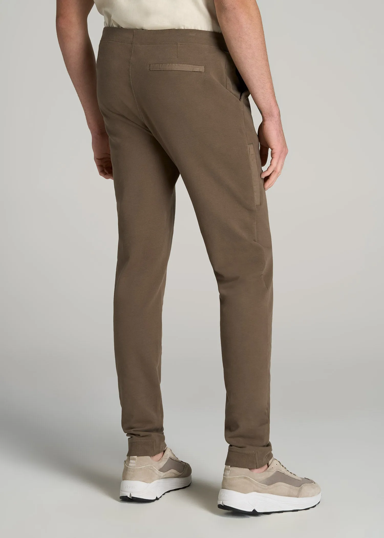 Microsanded French Terry Sweatpants for Tall Men in Army Brush sold by American Tall product image thumbnail 5