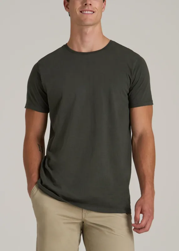 MODERN-FIT Garment Dyed Cotton Men's Tall T-Shirt in Pine Grove sold by American Tall