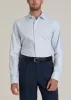 Pinpoint Oxford Shirt for Tall Men in Light Blue sold by American Tall