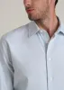 Pinpoint Oxford Shirt for Tall Men in Light Blue sold by American Tall