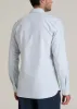 Pinpoint Oxford Shirt for Tall Men in Light Blue sold by American Tall