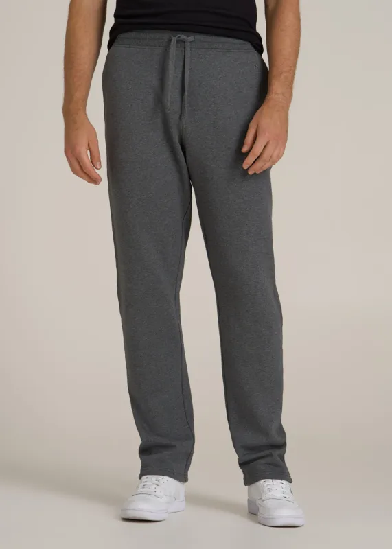 Wearever 2.0 Fleece Straight Leg Sweatpants for Tall Men in Charcoal Mix sold by American Tall