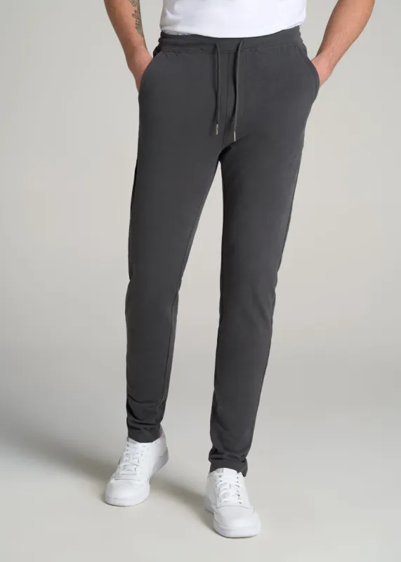 Microsanded French Terry Sweatpants for Tall Men in Iron Grey sold by American Tall