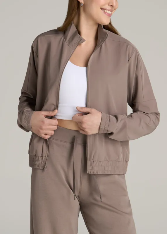 Layer Up Tall Women's Jacket in Portobello sold by American Tall