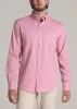 Soft-Wash Button-Up Shirt for Tall Men in Soft Rose sold by American Tall