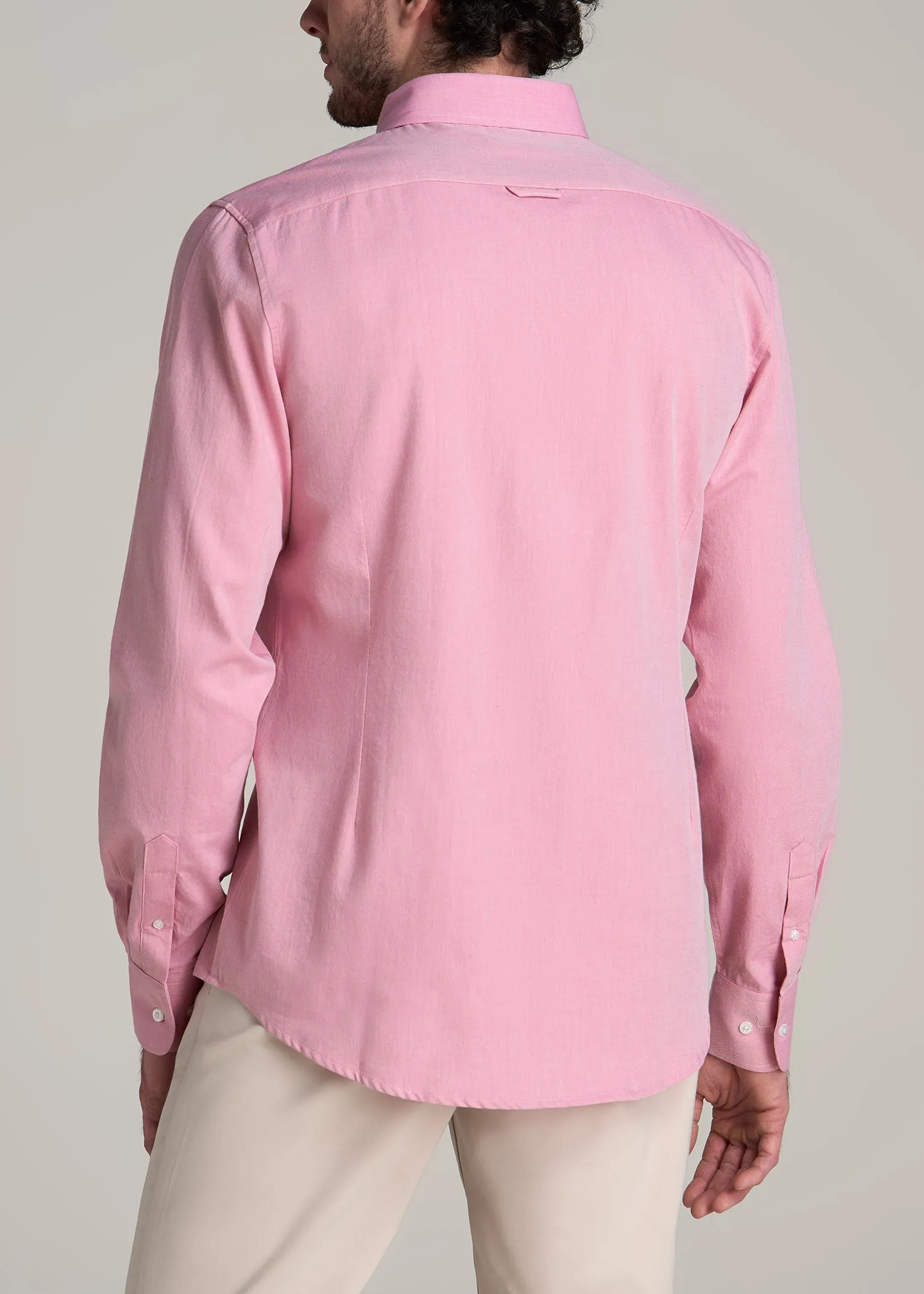 Soft-Wash Button-Up Shirt for Tall Men in Soft Rose sold by American Tall product image thumbnail 5