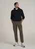 Utility Fleece Cargo Joggers for Tall Men in Camo Green sold by American Tall