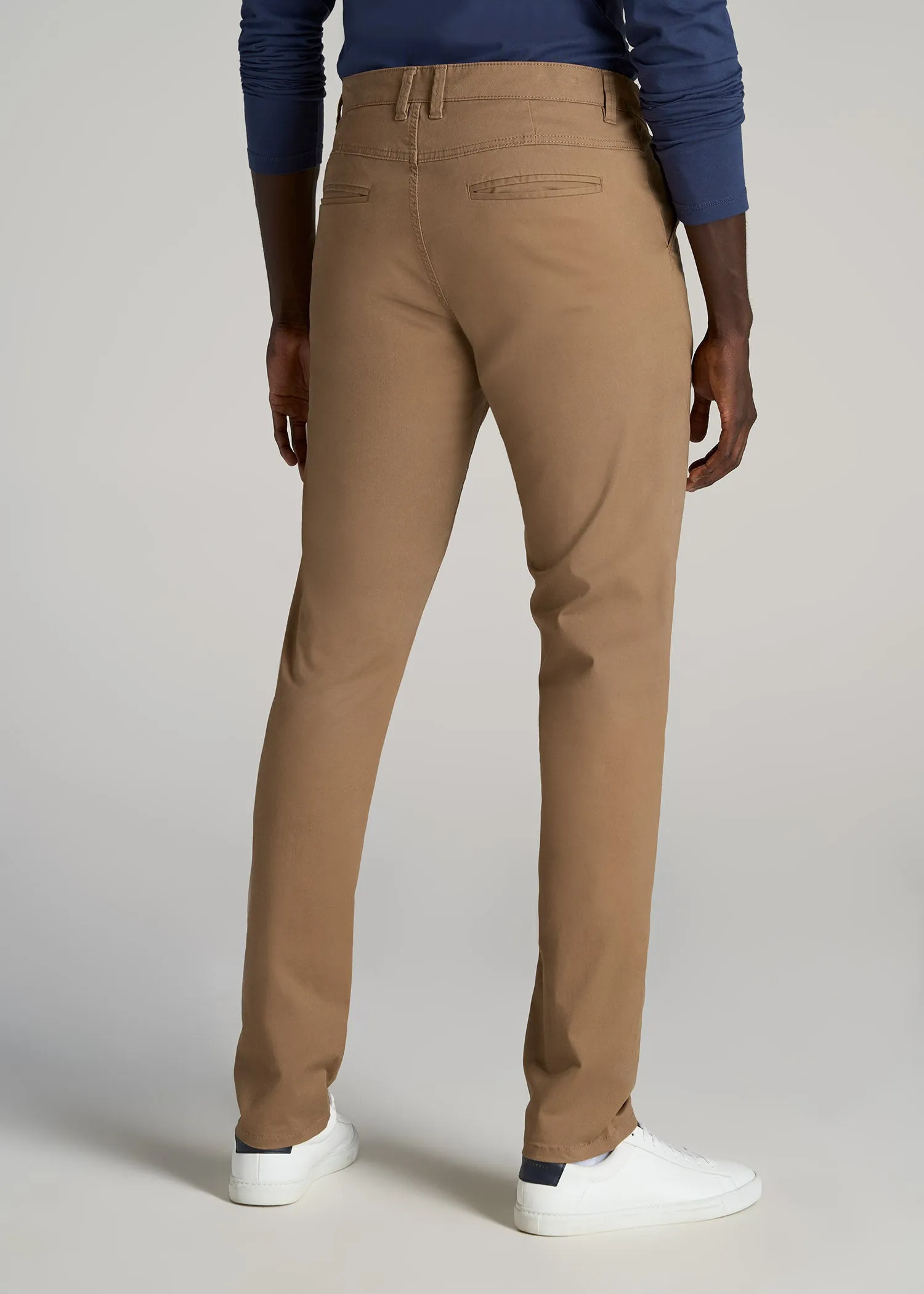 Carman TAPERED Chinos for Tall Men in Russet Brown sold by American Tall product image thumbnail 5