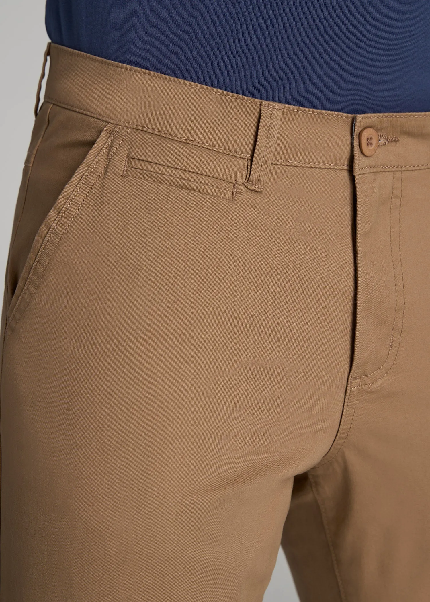 Carman TAPERED Chinos for Tall Men in Russet Brown sold by American Tall product image thumbnail 2
