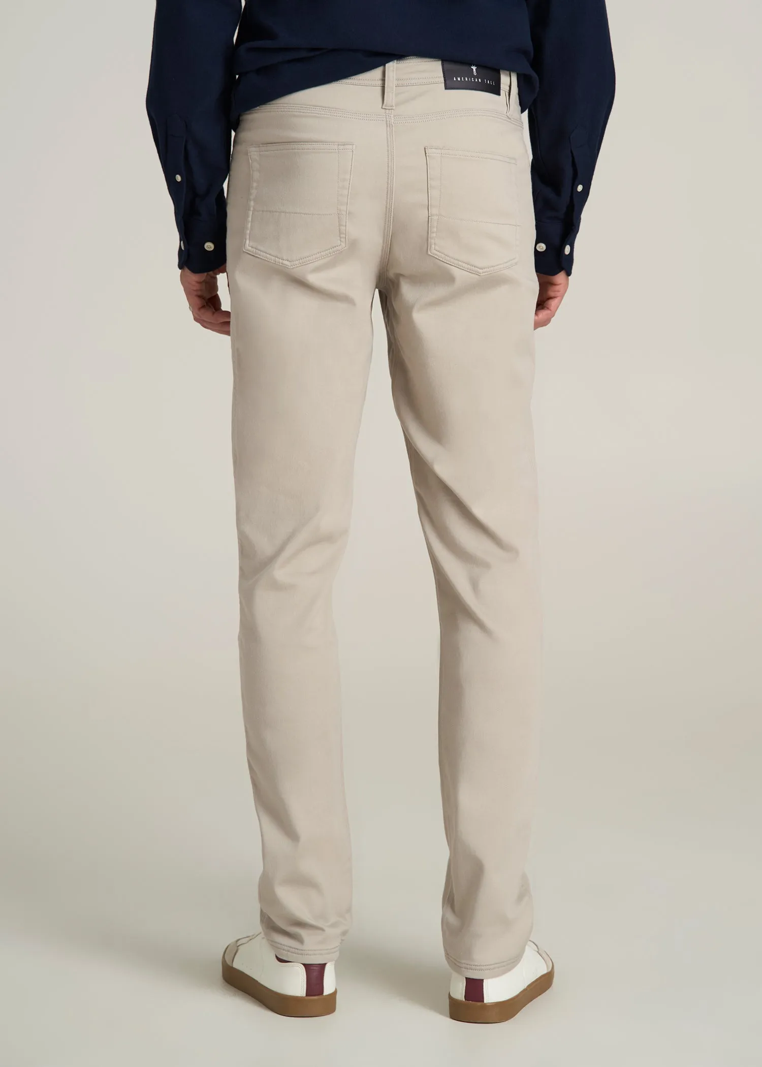 Everyday Comfort 5-Pocket TAPERED-FIT Pant for Tall Men in Stone sold by American Tall product image thumbnail 5