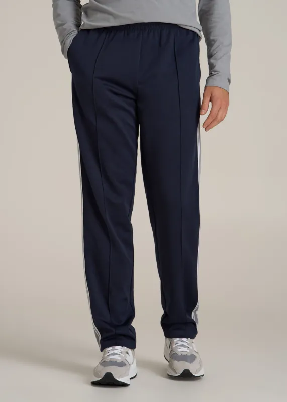Tricot Track Pants for Tall Men in Evening Blue sold by American Tall