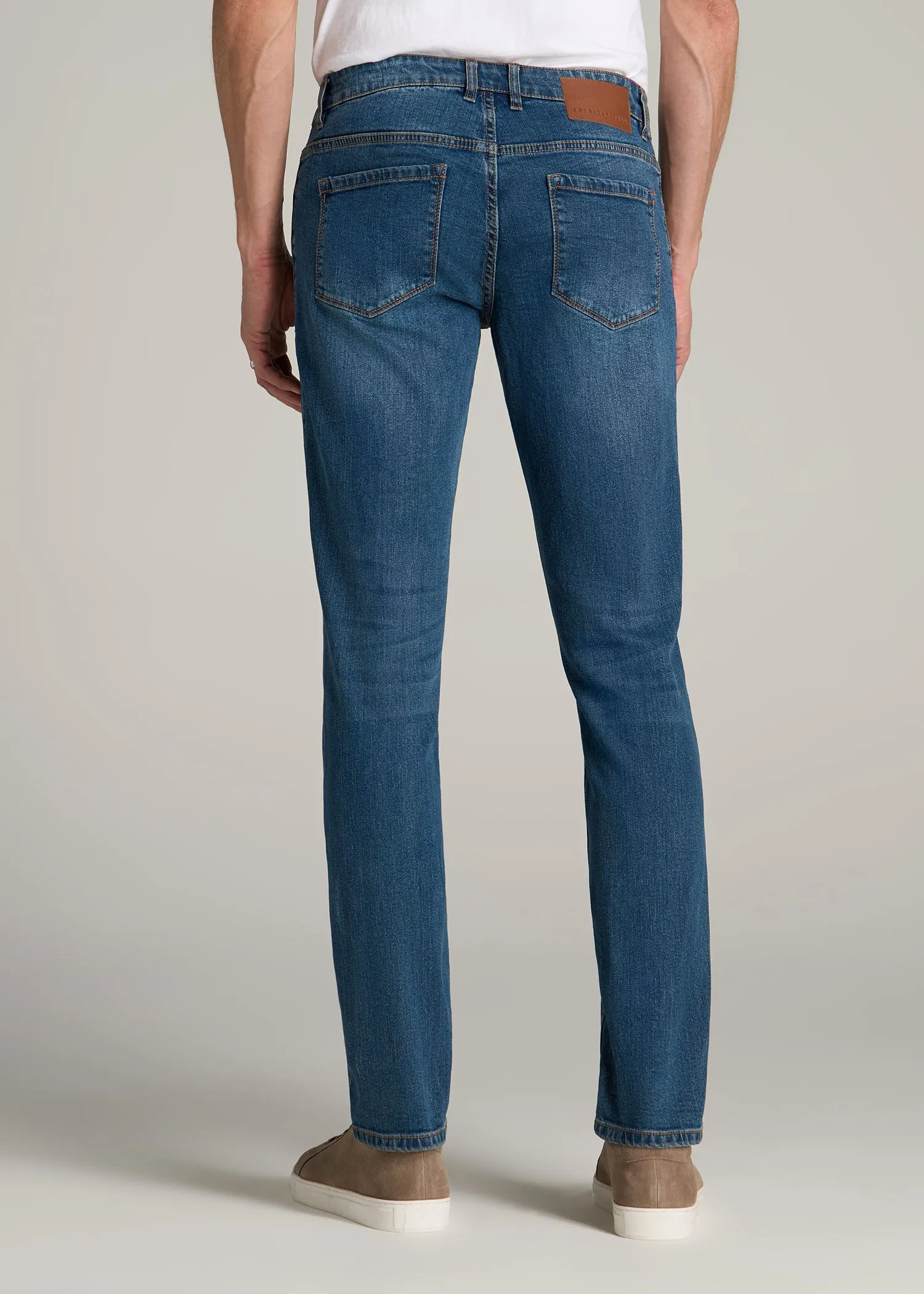 Carman TAPERED Jeans for Tall Men in Worn Blue sold by American Tall product image thumbnail 4