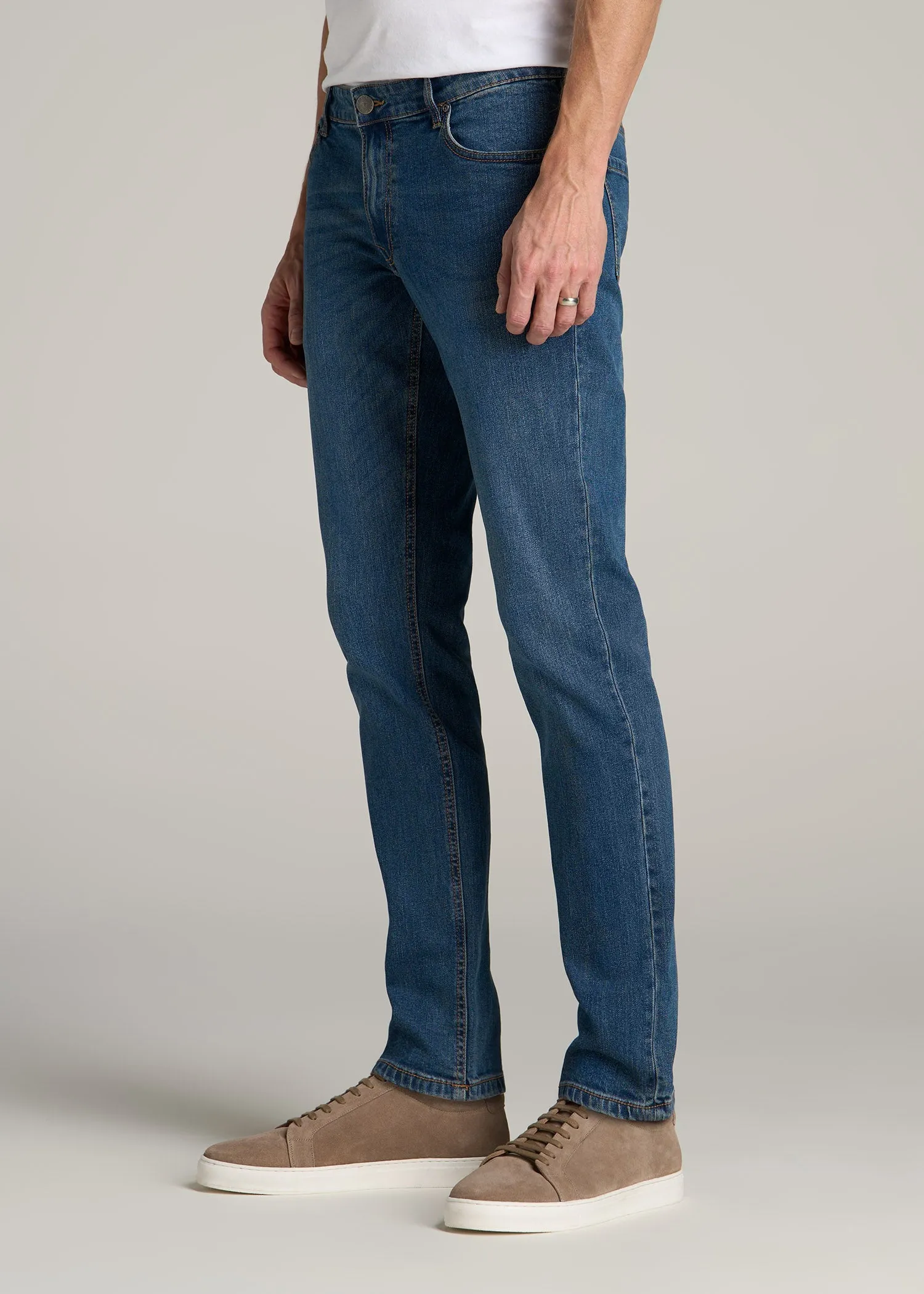 Carman TAPERED Jeans for Tall Men in Worn Blue sold by American Tall product image thumbnail 3