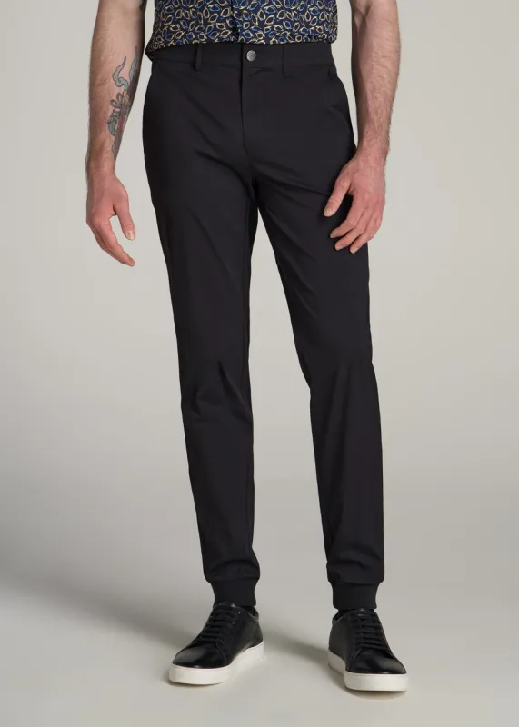 Tall Men's Traveler Joggers in Black sold by American Tall
