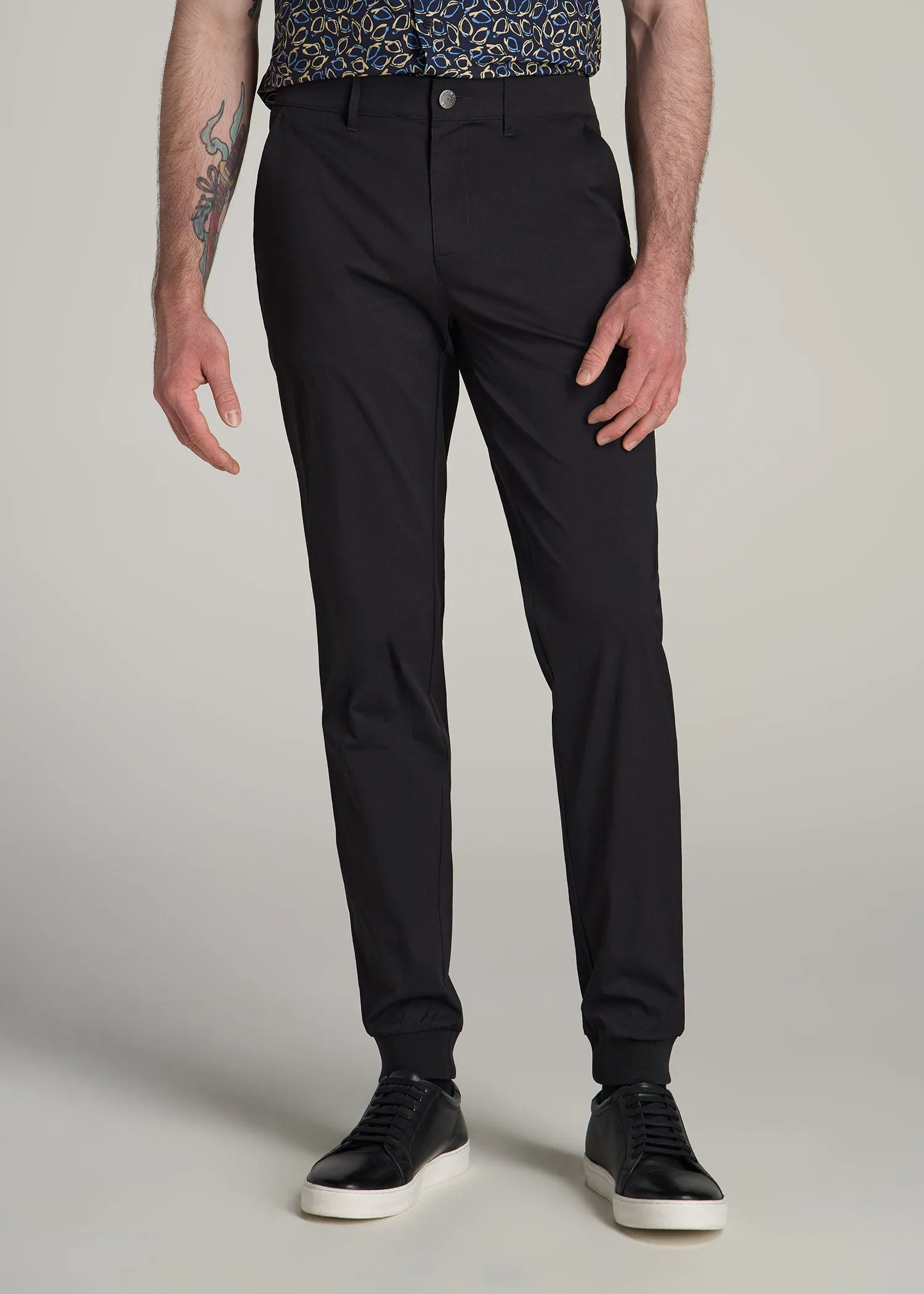 Traveler Joggers for Tall Men in Black sold by American Tall