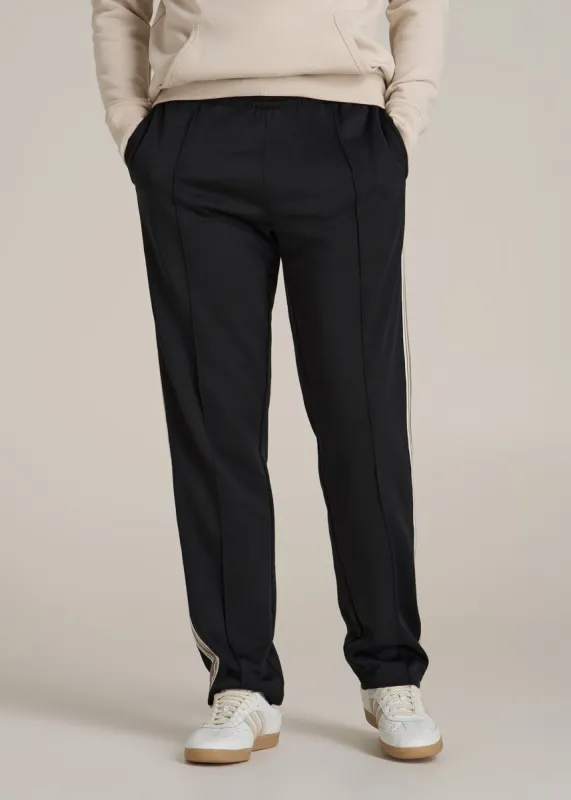Tricot Track Pants for Tall Men in Black sold by American Tall