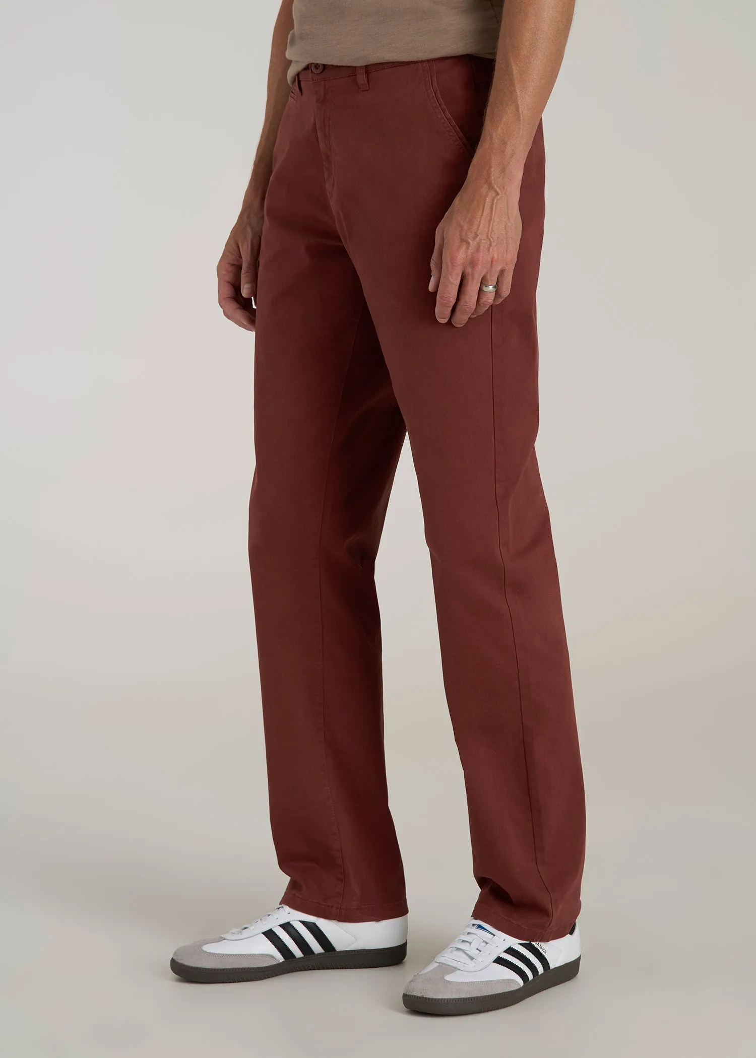 Mason RELAXED Chinos for Tall Men in Intense Rust sold by American Tall product image thumbnail 3