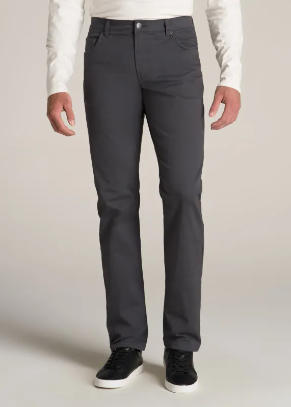 J1 STRAIGHT Leg Five-Pocket Pants for Tall Men in Iron Grey sold by American Tall