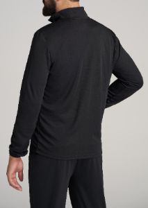 A.T. Performance Light Weight Jacket in Black - Tall Men's Jacket sold by American Tall