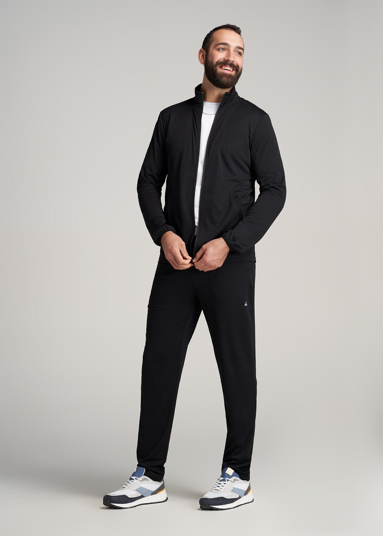 A.T. Performance Light Weight Jacket in Black - Tall Men's Jacket sold by American Tall product image thumbnail 4
