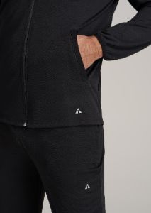 A.T. Performance Light Weight Jacket in Black - Tall Men's Jacket sold by American Tall