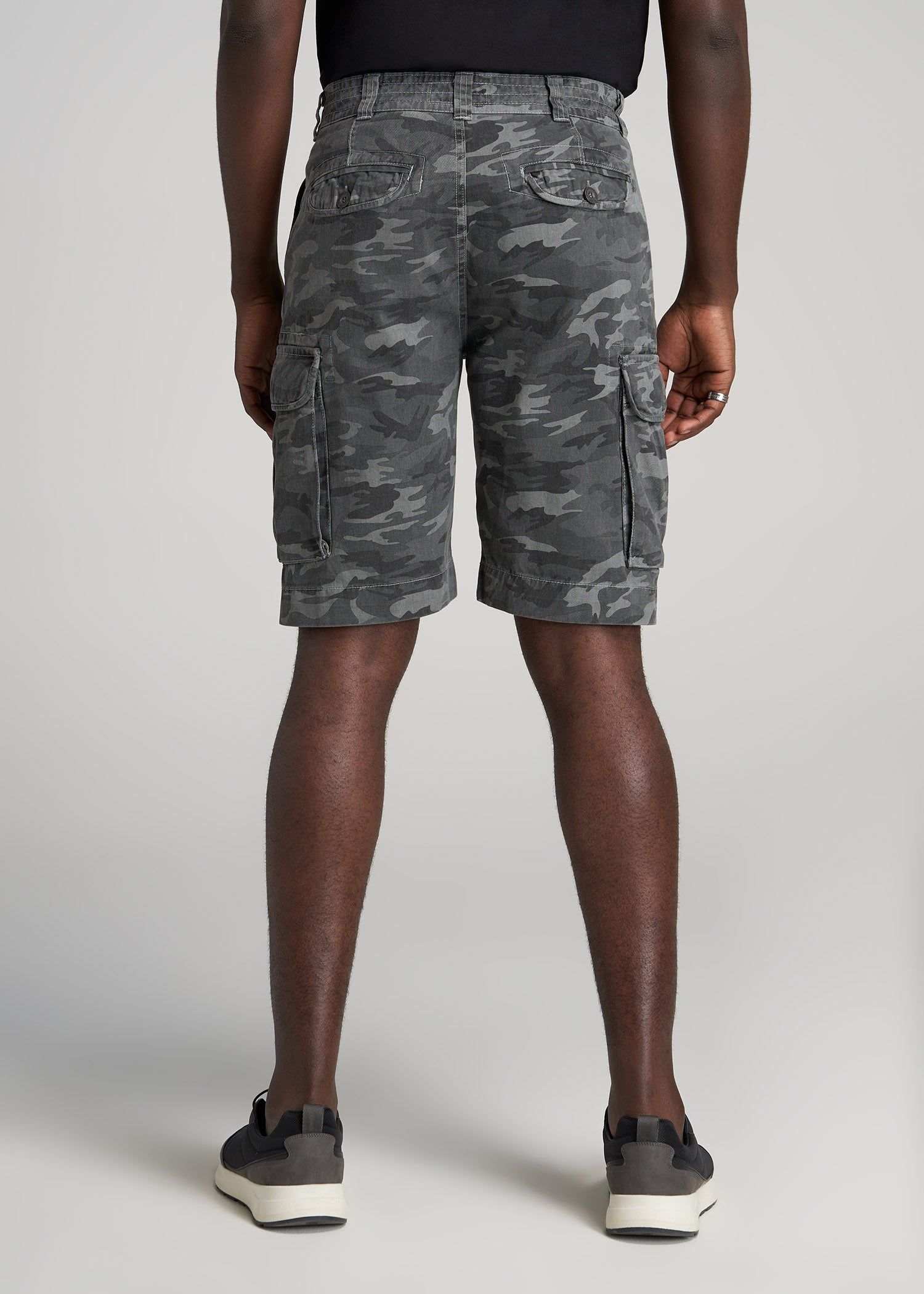 LJ&S Men's Tall Cargo Shorts in Vintage Camouflage sold by American Tall product image thumbnail 5