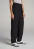 High Rise Cargo Parachute Pants for Tall Women in Black sold by American Tall