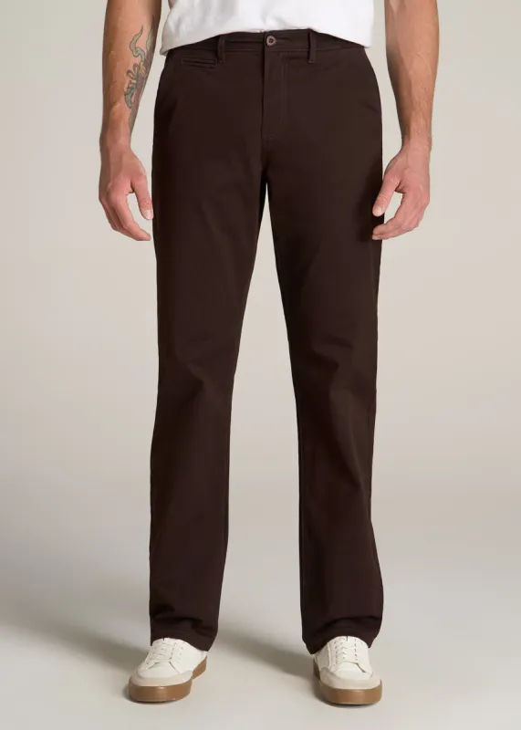 Mason RELAXED Chinos for Tall Men in Chocolate sold by American Tall