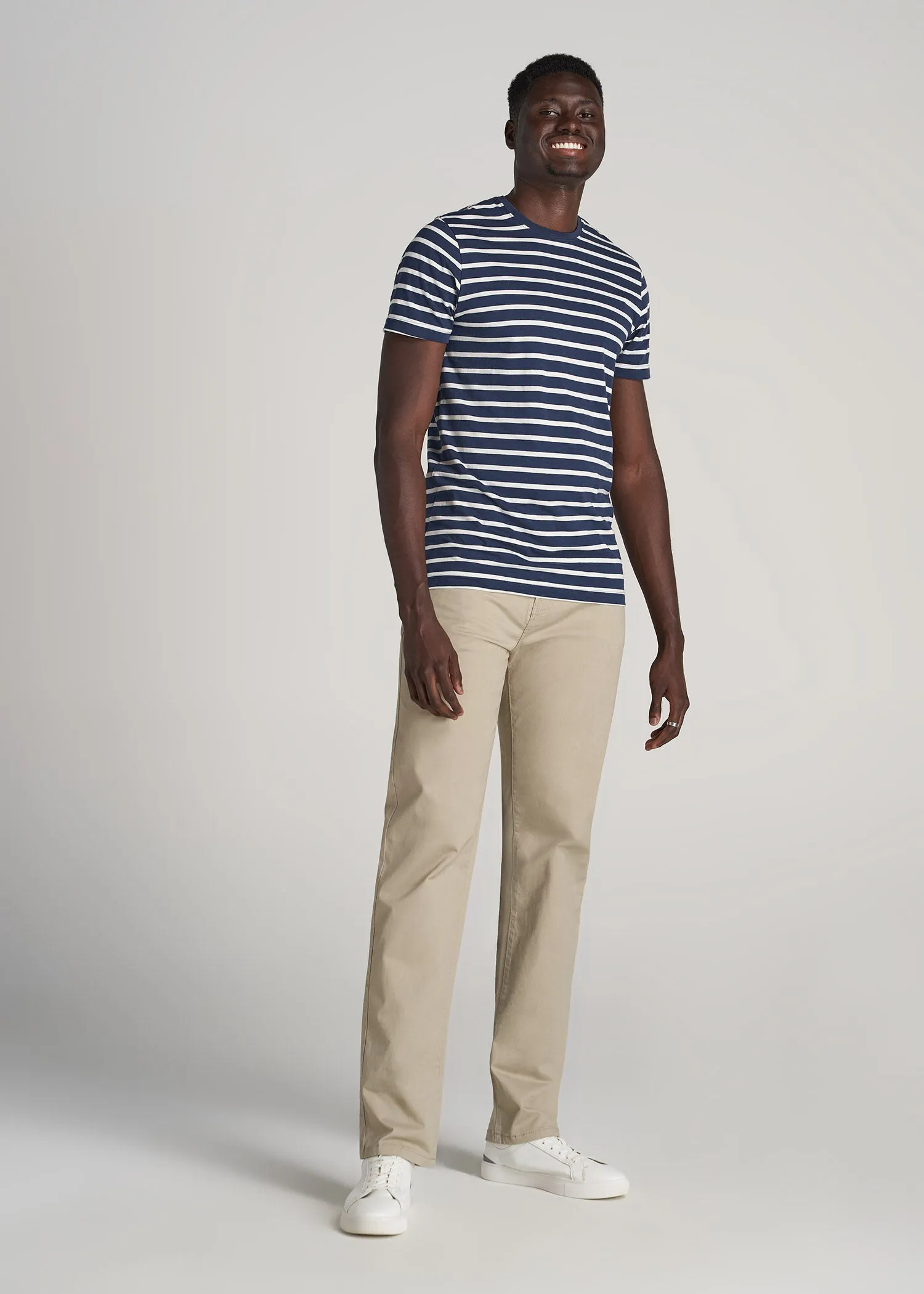 J1 STRAIGHT Leg Five-Pocket Pants for Tall Men in Desert Khaki sold by American Tall product image thumbnail 4