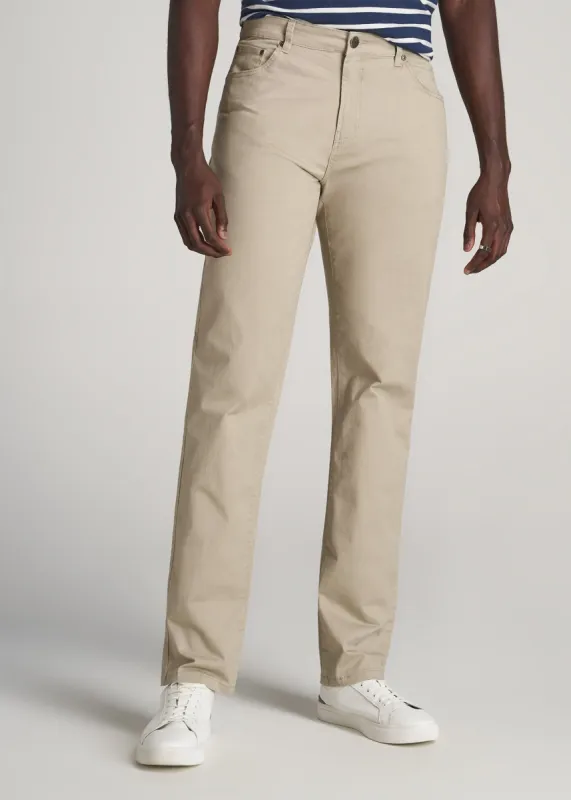 J1 STRAIGHT Leg Five-Pocket Pants for Tall Men in Desert Khaki sold by American Tall