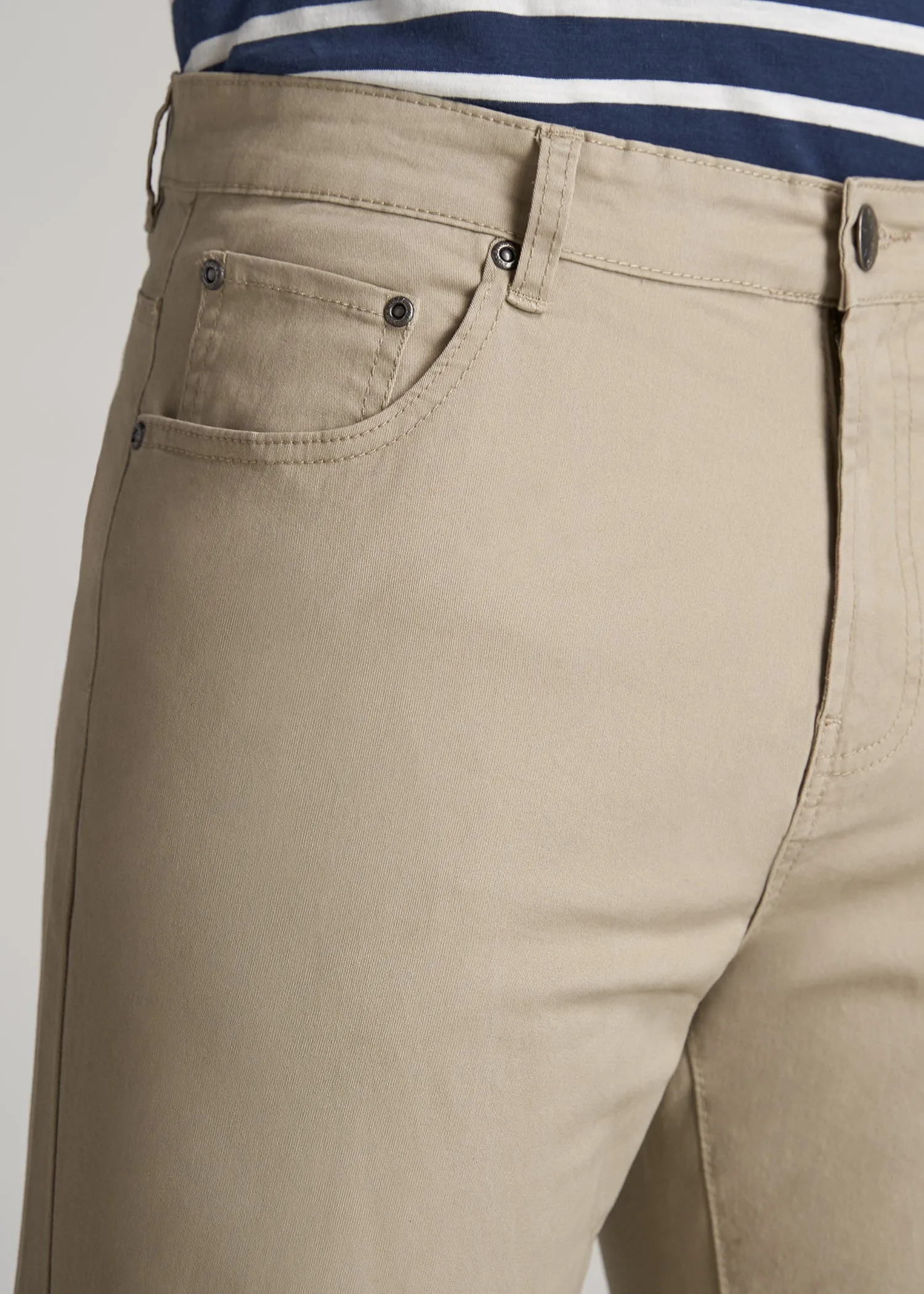 J1 STRAIGHT Leg Five-Pocket Pants for Tall Men in Desert Khaki sold by American Tall product image thumbnail 2