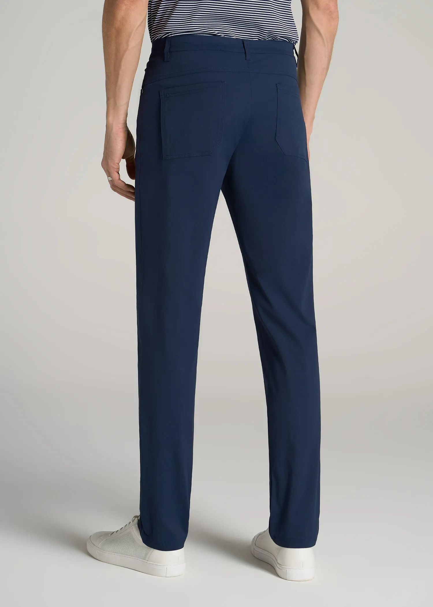 TAPERED-FIT Traveler Pants for Tall Men in Marine Navy sold by American Tall product image thumbnail 5
