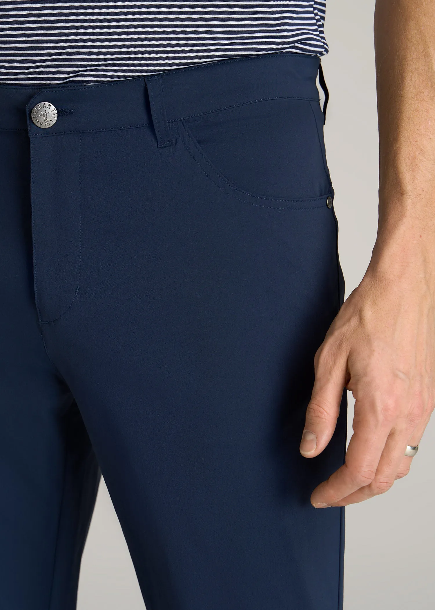 TAPERED-FIT Traveler Pants for Tall Men in Marine Navy sold by American Tall product image thumbnail 2