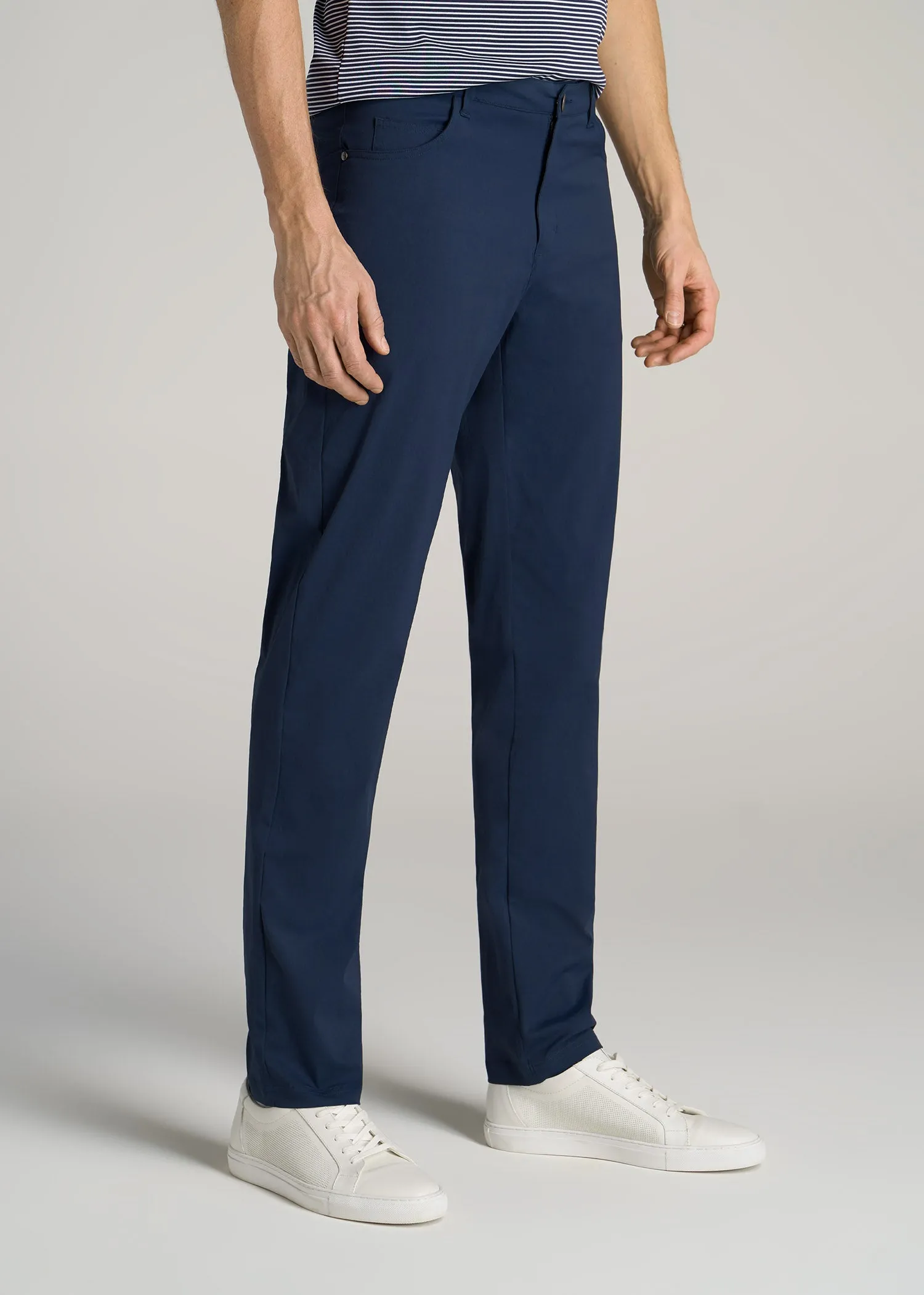 TAPERED-FIT Traveler Pants for Tall Men in Marine Navy sold by American Tall product image thumbnail 3