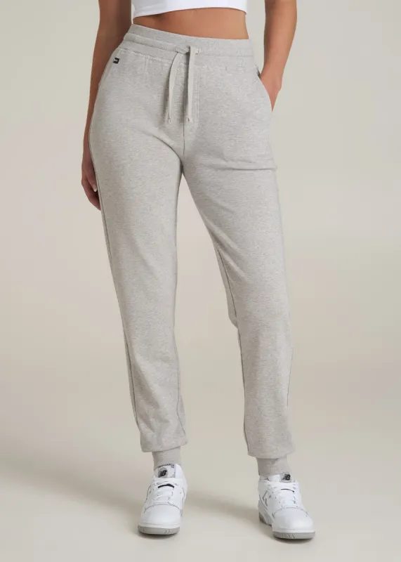 Wearever 2.0 French Terry Joggers for Tall Women in Grey Mix sold by American Tall