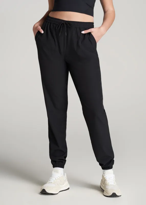 Hybrid Joggers for Tall Women in Black sold by American Tall