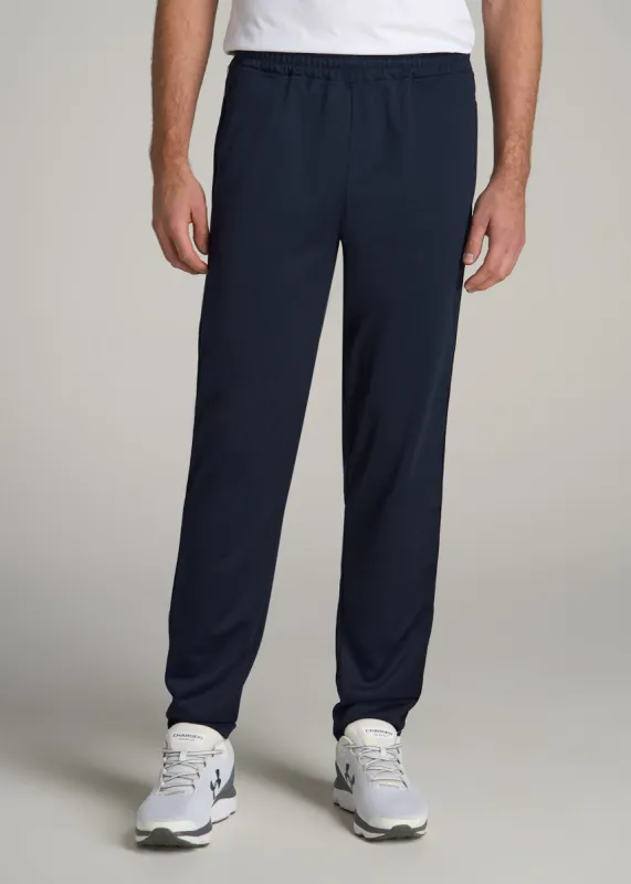 Athletic Stripe Pants for Tall Men in Navy sold by American Tall