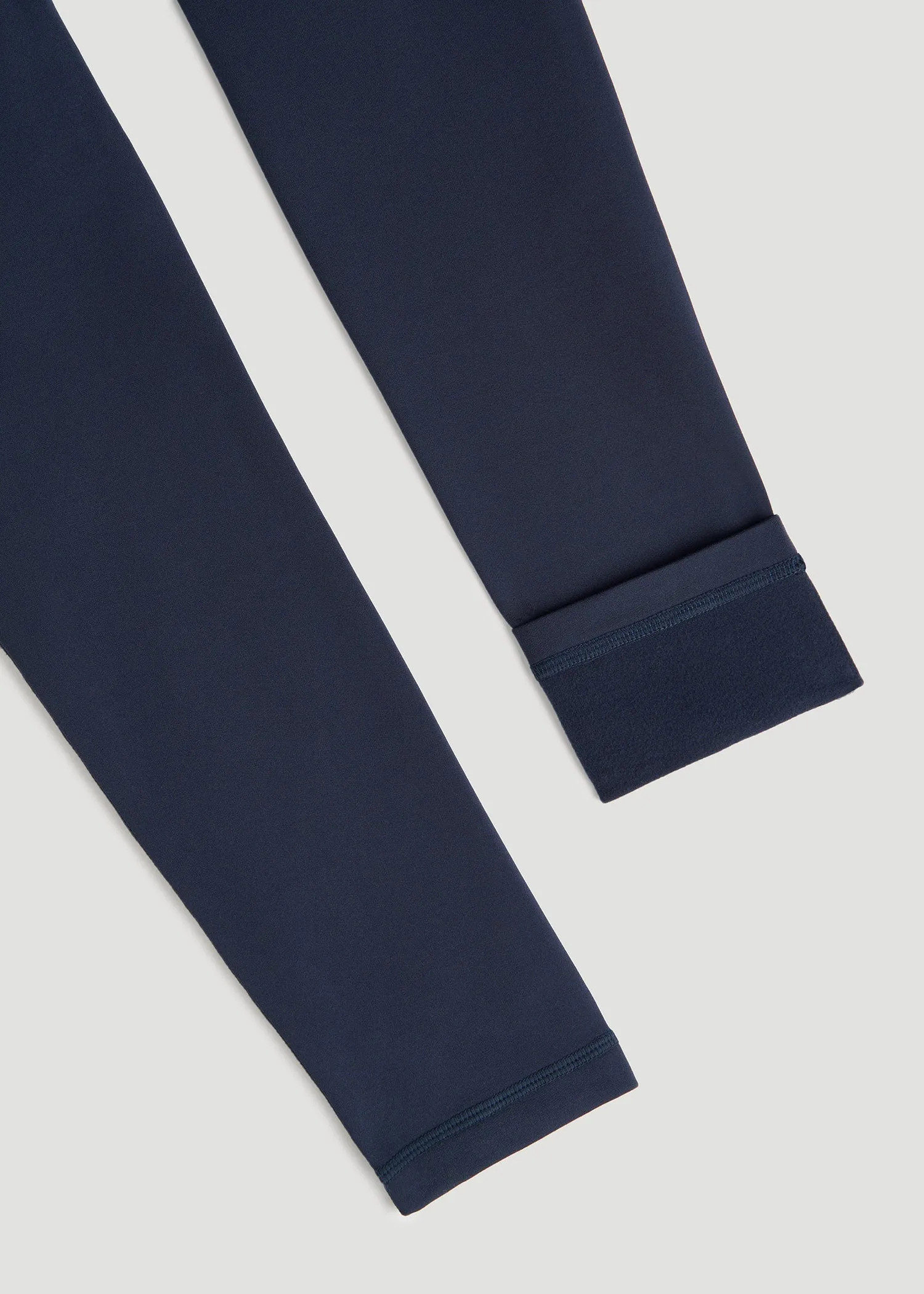 Fleece-Lined Leggings for Tall Women in Navy sold by American Tall product image thumbnail 2