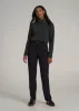 High-Waisted Carpenter Pocket Pants for Tall Women in Black sold by American Tall