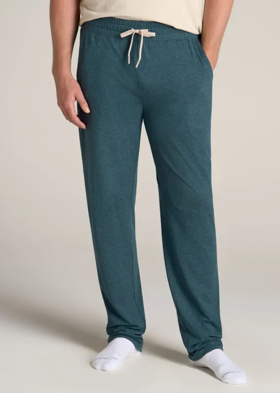 Weekender Stretch Men's Tall Lounge Pant in Dark Teal Mix sold by American Tall
