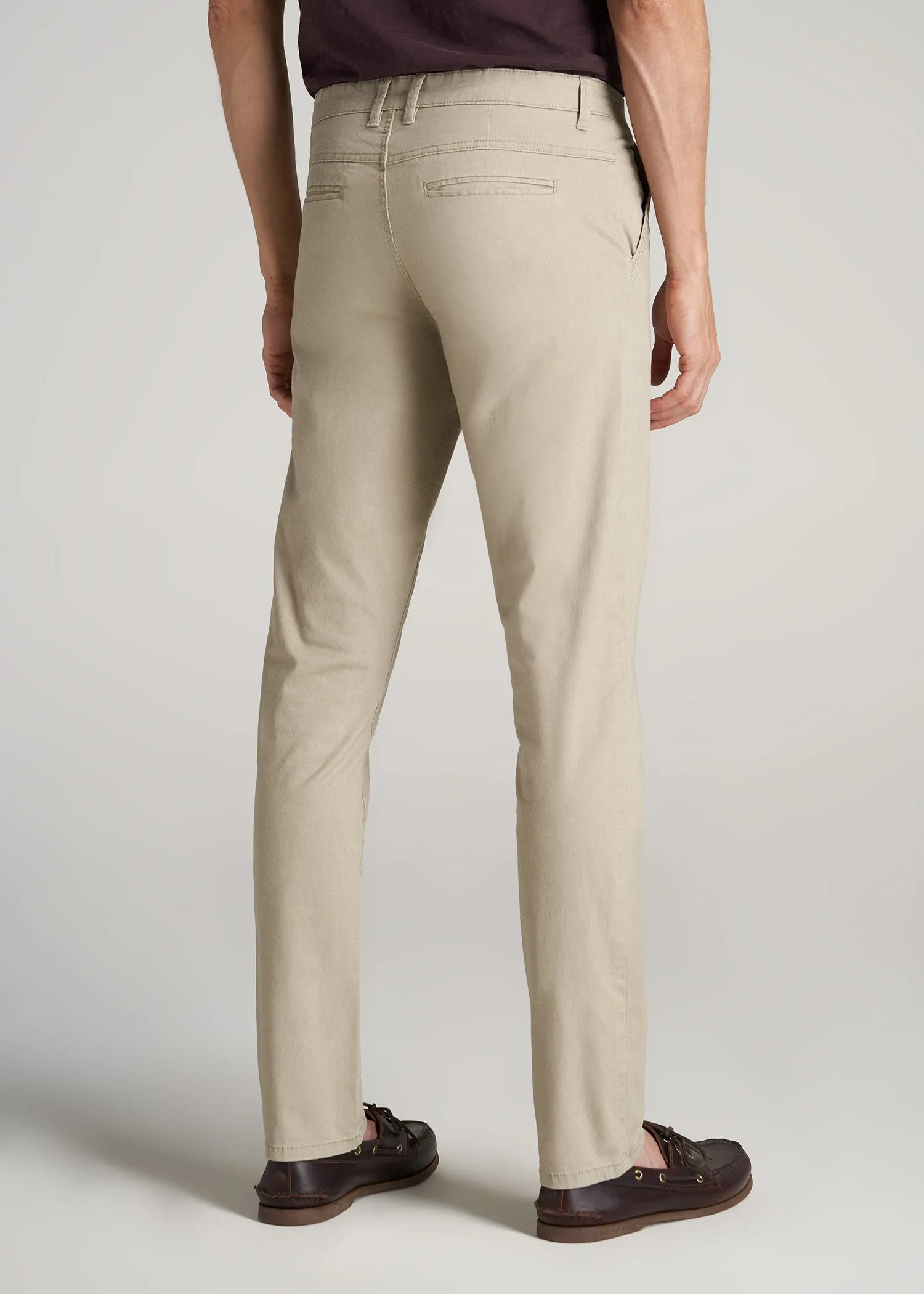 Carman TAPERED Chinos for Tall Men in Desert Khaki sold by American Tall product image thumbnail 5