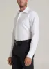 Pinpoint Oxford Shirt for Tall Men in White sold by American Tall