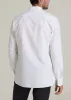 Pinpoint Oxford Shirt for Tall Men in White sold by American Tall