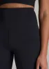 Balance High-Rise Leggings for Tall Women in Ribbed Black sold by American Tall